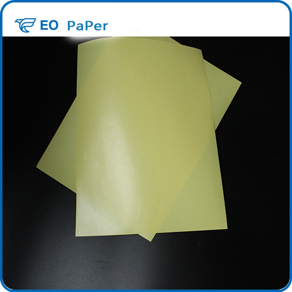 Double plastic single silicon release paper